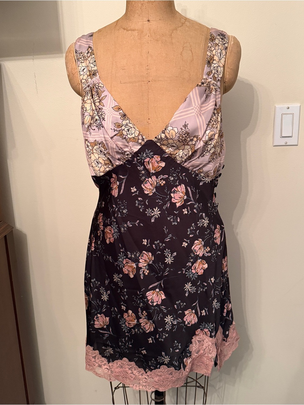 Free People American Rose Floral Slip Dress - Picture 2 of 8